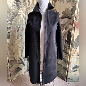 Chico's Elegant Black Trench Coat